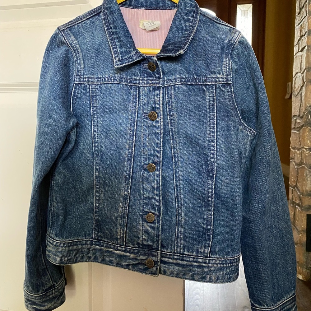 Crewcuts girls denim jacket-size 8